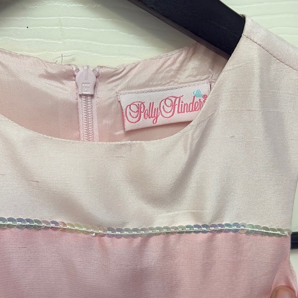 Pink Sleeveless Kids Dress - Picture 2 of 3